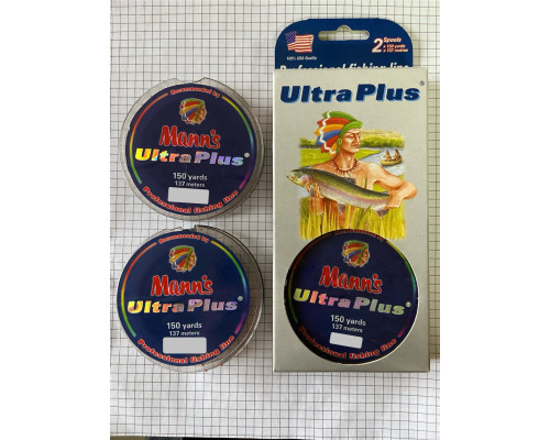 Волосінь Mann's Ultra Plus 2*137м=274м 0,20