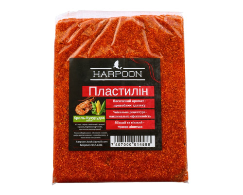 Пластилін HARPOON 350г криль-кукурудза