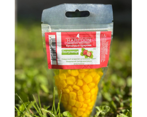 Кукурудза Цукрова HARPOON 80мл Полуниця       (25шт в уп)