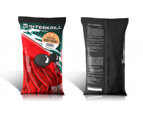 Прикормка INTERKRILL 1кг Універсал-Бісквіт