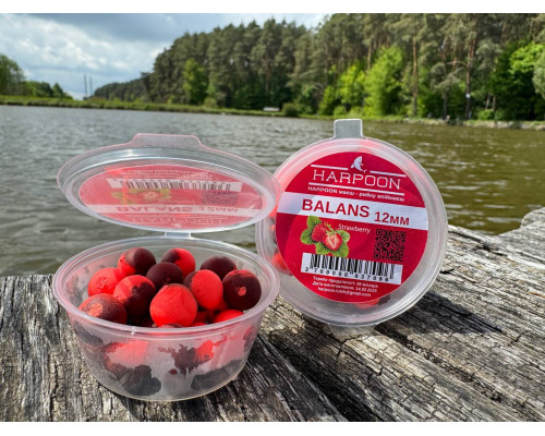 Бойл HARPOON BALANS 12мм Strawberry Червоно-коричневий