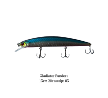 Воблер GLADIATOR "PANDORA" 1.5-2.0м 20г 13см Колір 03