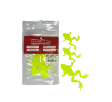 Приманка плаваюча ТЕП HARPOON Crazy Frog 2"-2шт,3"-1шт  колір 008 Лимон (відбиває ультрафіолет)