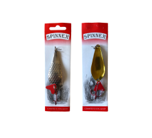 Коливалка SPINNEX ATOM 20г Чорний нікель      (5шт в уп)