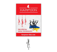 Вертлюг з Карабіном HARPOON №5 7шт