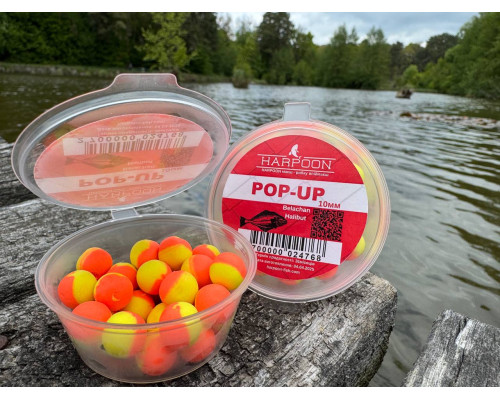 Бойл HARPOON Pop UP 10мм  Жовто-оранжевий  Belachan Halibut