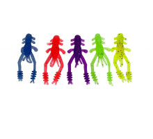 Силіконова приманка RingShrimp 2.2" Color mix 10 шт в упаковці