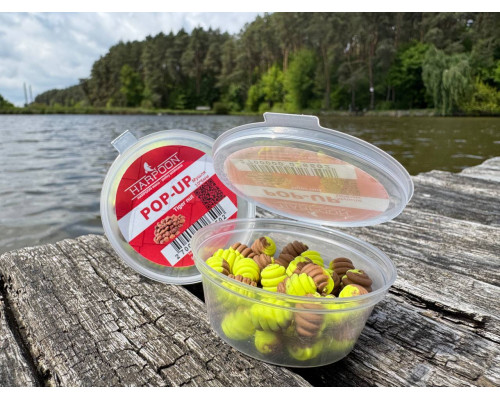 Бойл HARPOON Pop UP 10*6мм МУШЛЯ жовто-коричнева  Tiger nut
