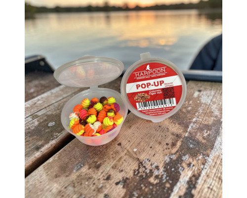 Бойл HARPOON Pop UP 10*6мм МУШЛЯ COLOR MIX (Двоколірні) Tiger nut
