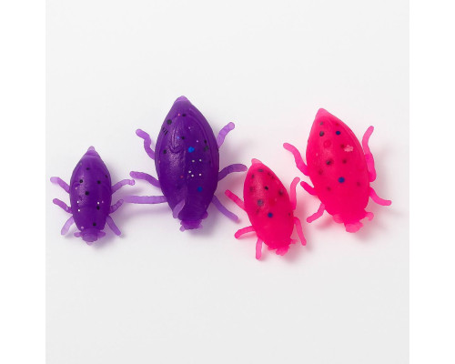 Силіконовий Хрущ  REFLEX  Color mix 4шт (2*3,8+2*3см) РАНДОМ