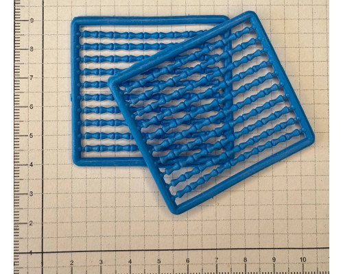 Стопор для Бойлових насадок Reflex 2шт. Бант 5мм Блакитний