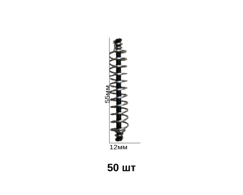 Кормушка Карась Стальний колір 5,8см  (50шт в уп)