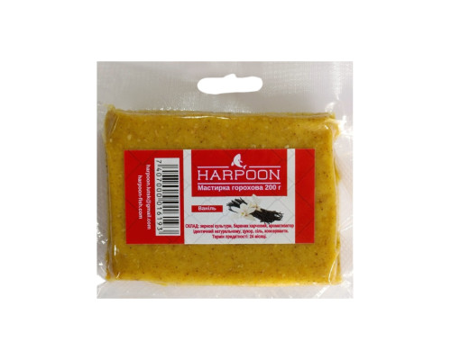 Мастирка горохова HARPOON 200г Ваніль