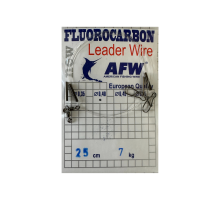 Поводок AFW Fluor 100% ОРИГІНАЛ 0.40мм 25см 7кг (2шт/пачка)