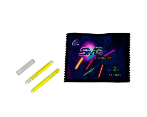 Світлячок SMS Fishing Light 4.5*38 2шт (50шт в уп )