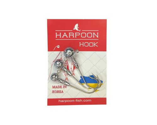 Набір Джиг-головок HARPOON №4/0 (3,5,7г)
