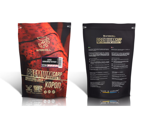 Прикормка INTERKRILL PREMIUM 1кг  Короп-Шовковиця-Вершки