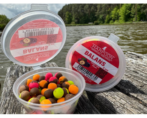 Бойл HARPOON BALANS 8мм PLUM  COLOR MIX