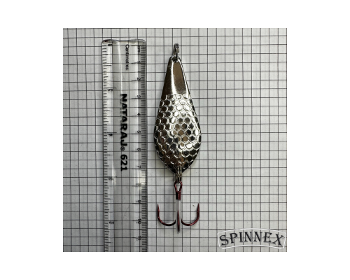 Коливалка SPINNEX ATOM 20г Срібло       (5шт в уп)