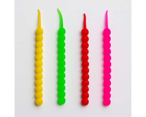 Силіконовий Bubble Worm  REFLEX  Color mix