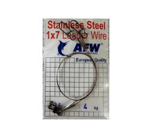 Поводок AFW Stainless ОРИГІНАЛ 1*7 25см 14кг (2шт/пачка)