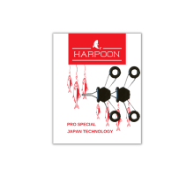 Кліпса на Макушатник "HARPOON" №3 ПОДВІЙНА 2шт   (10шт в уп)