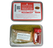 Пелетс HARPOON premium carp metod stik 2мм 400г+liquid tiger nut