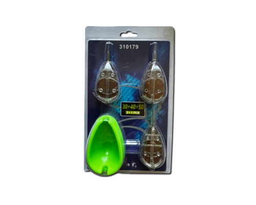 Набір Кормушок Метод Флет 30/40/50г з пресформою 310179