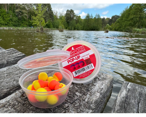 Бойл HARPOON Pop UP 12мм  Жовто-оранжевий  Citrus squid