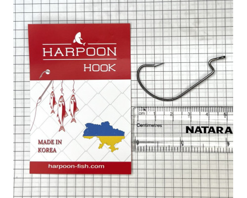 Гачки HARPOON OFFSET KOREA 5шт  №5/0