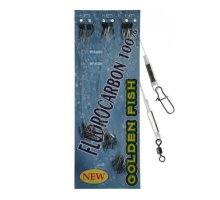 Поводок флюорокарбоновий BRIZ НАБІР (20,25,30см) 24шт 0,43мм