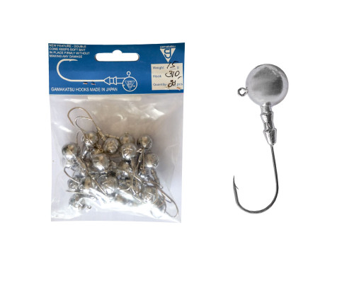 Джиг-головка Gamakatsu №2/0   5г   (25шт в уп)