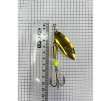 Вертушка Easy Catch Villuoy 13г Золото Серцевина Бочка Золота