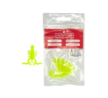 Приманка плаваюча ТЕП HARPOON MOSYA 2.0" 4шт колір 008 Лимон (відбиває ультрафіолет)