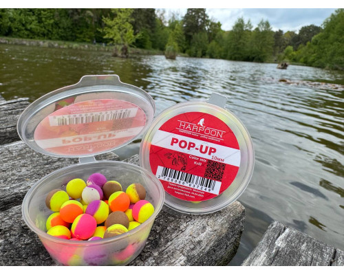 Бойл HARPOON Pop UP 10мм COLOR MIX ( Двоколірні) Krill
