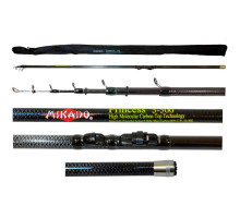 Вудилище Mikado Princess 10-30 г 4m 150 г Carbon з кільцями