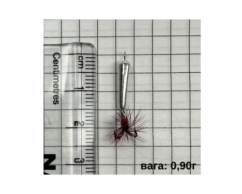 Мормишка вольфрам STREAM T5430 SIL-TF Чортик з мухою  0,90г L-1,3см трійник  мідь  (ціна за 1 шт)