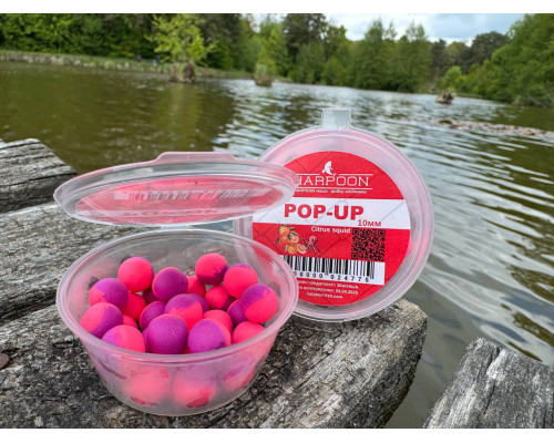 Бойл HARPOON Pop UP 10мм  Фіолетово-рожевий  Citrus squid