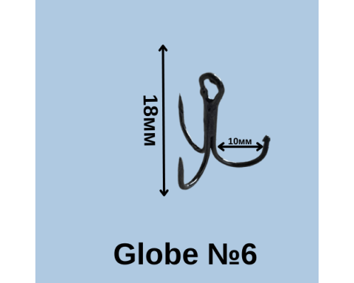 Трійник GLOBE №6 ТЕХУПАКОВКА (1000шт в уп, ціна за упаковку !!! )