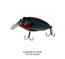Воблер GLADIATOR "FAT CRANK" 0-1м 10г 7.5см Колір 05