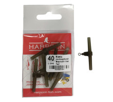 Відвід полікарбонат HARPOON Вертоліт 40мм вертлюг №6 Хакі 7шт