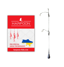 Монтаж "HARPOON" Вбивця Карася НЕРЖАВІКА №2 2 пружини 30г AJI DOUSKI GOLD