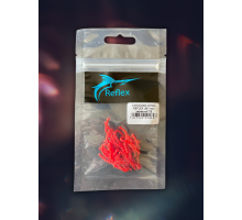 Силіконовий мотиль REFLEX (35*1мм) Червоний П/Е європідвіс