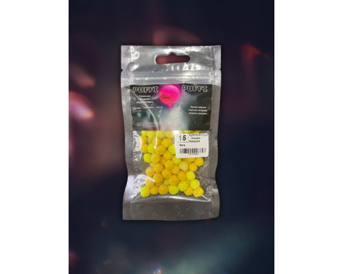 Повітряне Тісто PUFFI PUFFI FLUO 15г ЗІП Солодка Кукурудза