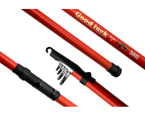 Вудлище Bolo GOODLUCK 80-120 г 3,0м з кільцями  Помаранчева