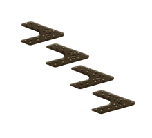 Грузило Хвіст Ластівочки Інлайн фарбоване 70г 3шт