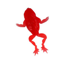 Силіконова приманка ЖАБА 3" Червоно кораловий 2шт