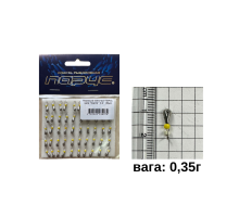 Мормишка паяна №27 ПАРУС мала "Крапля " 0,35г D-1см  (50шт)