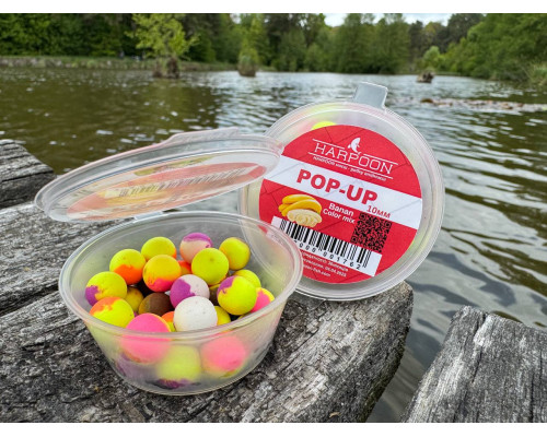 Бойл HARPOON Pop UP 10мм COLOR MIX BANANA