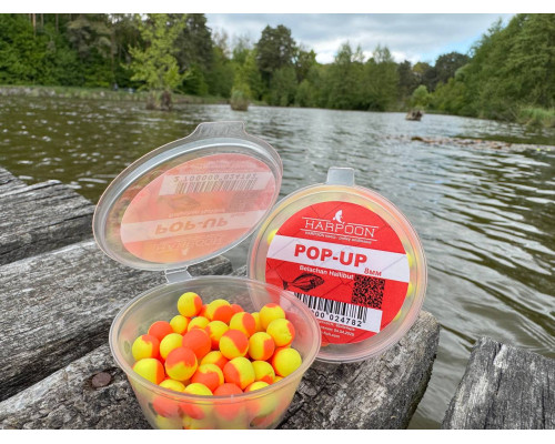 Бойл HARPOON Pop UP 8мм  Жовто-оранжевий Belachan Halibut